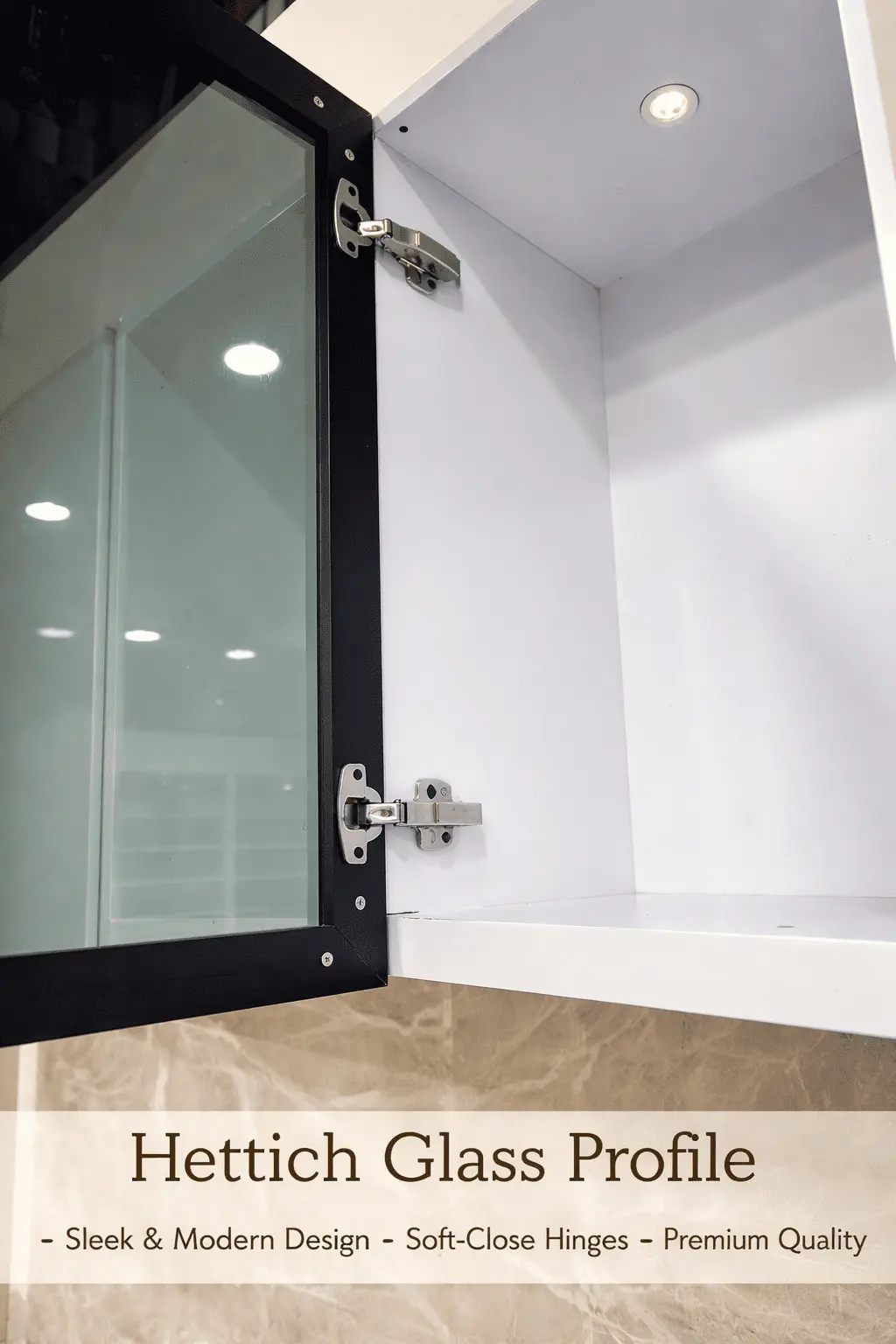 Aluminium glass profile for cabinet doors modern furniture fittings Shimla