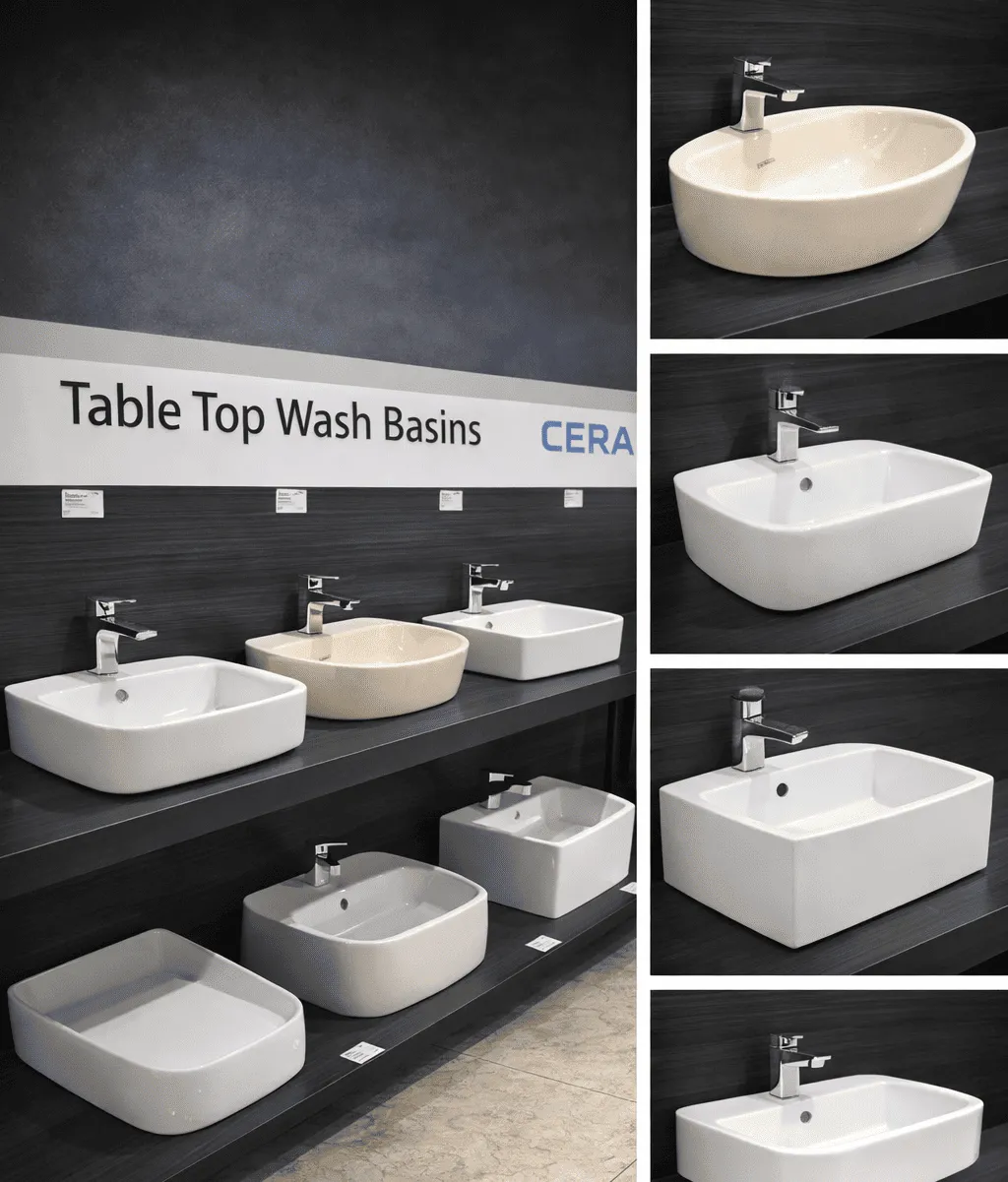 Ceramic wash basin for modern bathroom design Shimla