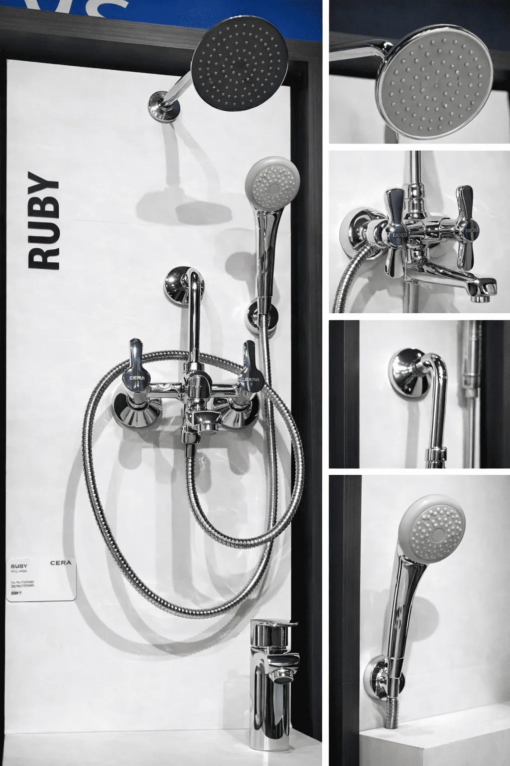 Hand shower set with pipe bathroom fittings Shimla