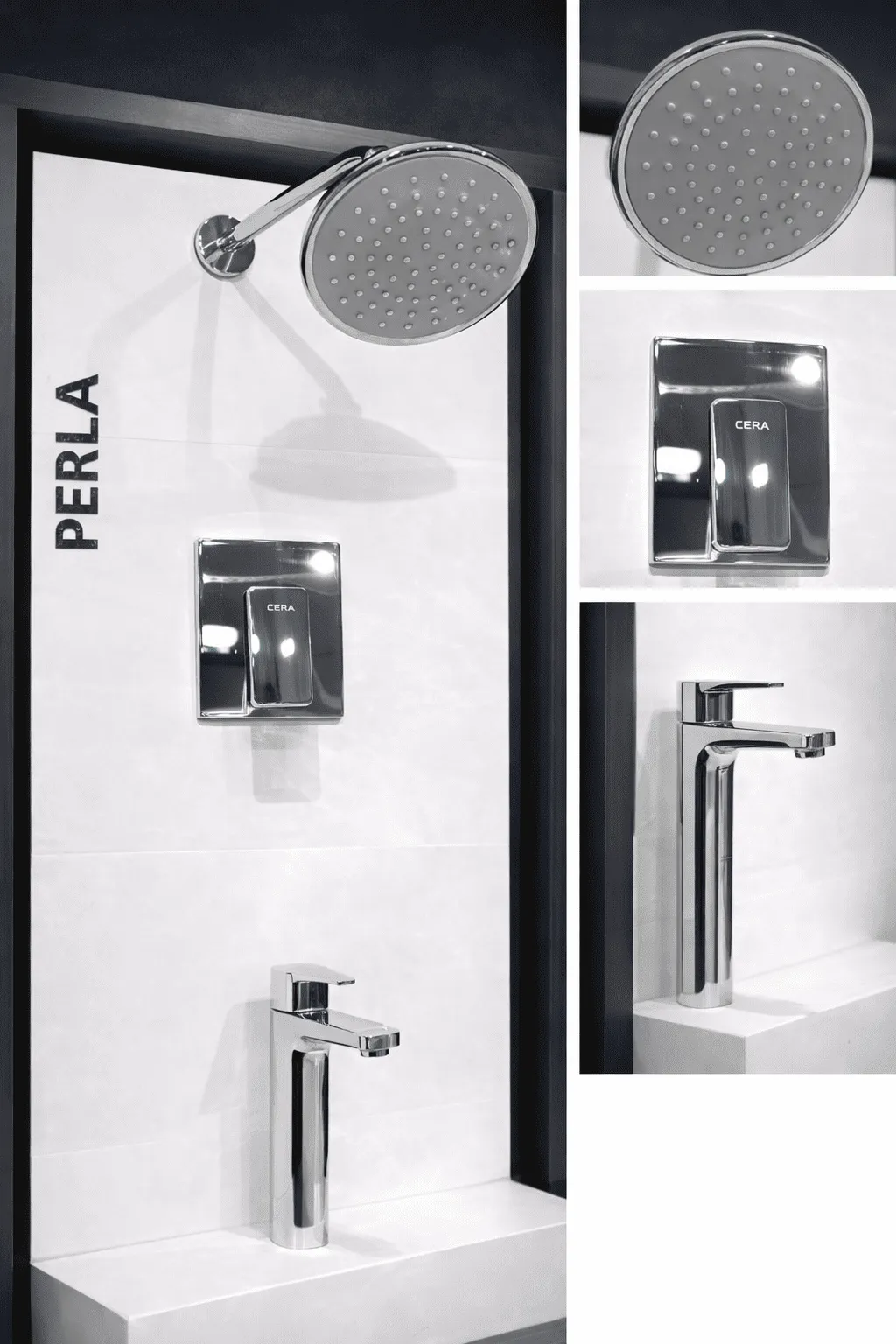 Round overhead shower for bathroom modern fittings Shimla