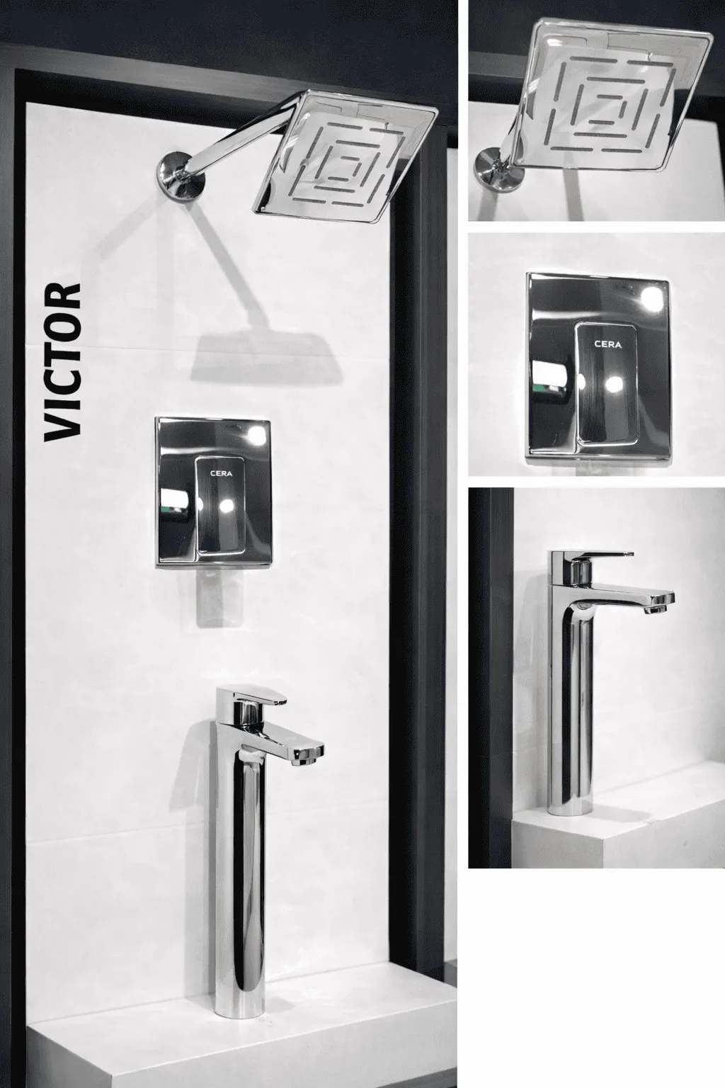 Square overhead shower for modern bathroom fittings Shimla